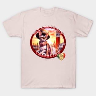 My Italian Valentine Cat Sphynx Life 57S T-Shirt